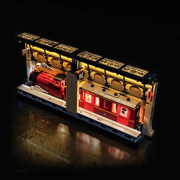 Produktbild BrickBling LED Licht Set für LEGO Harry Potter: Buchstütze: Hogwarts™ Express (76450) inkl. Fernbedienung