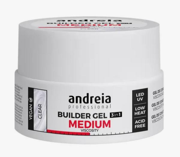 Actual product image Andreia Builder Gel Medium (Light tone, Gel-Effect Nail Polish)