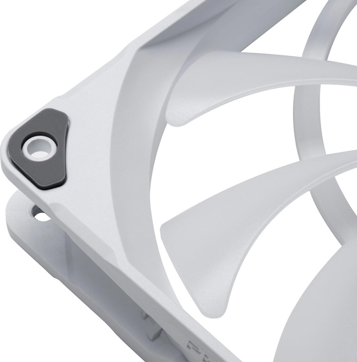 Actual product image Phanteks M25 PWM D-RGB fan, 3-pack - 140mm, white (140 mm, 3 x)