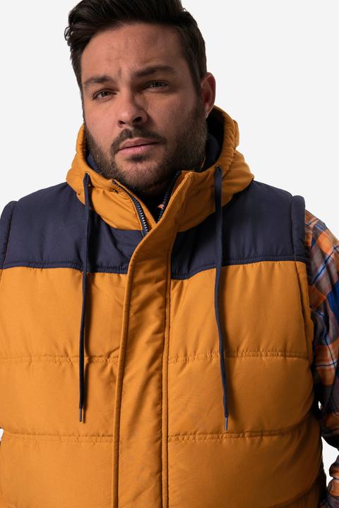 Actual product image Men+ Outdoor-Weste, zweifarbig, Kapuze (XL)
