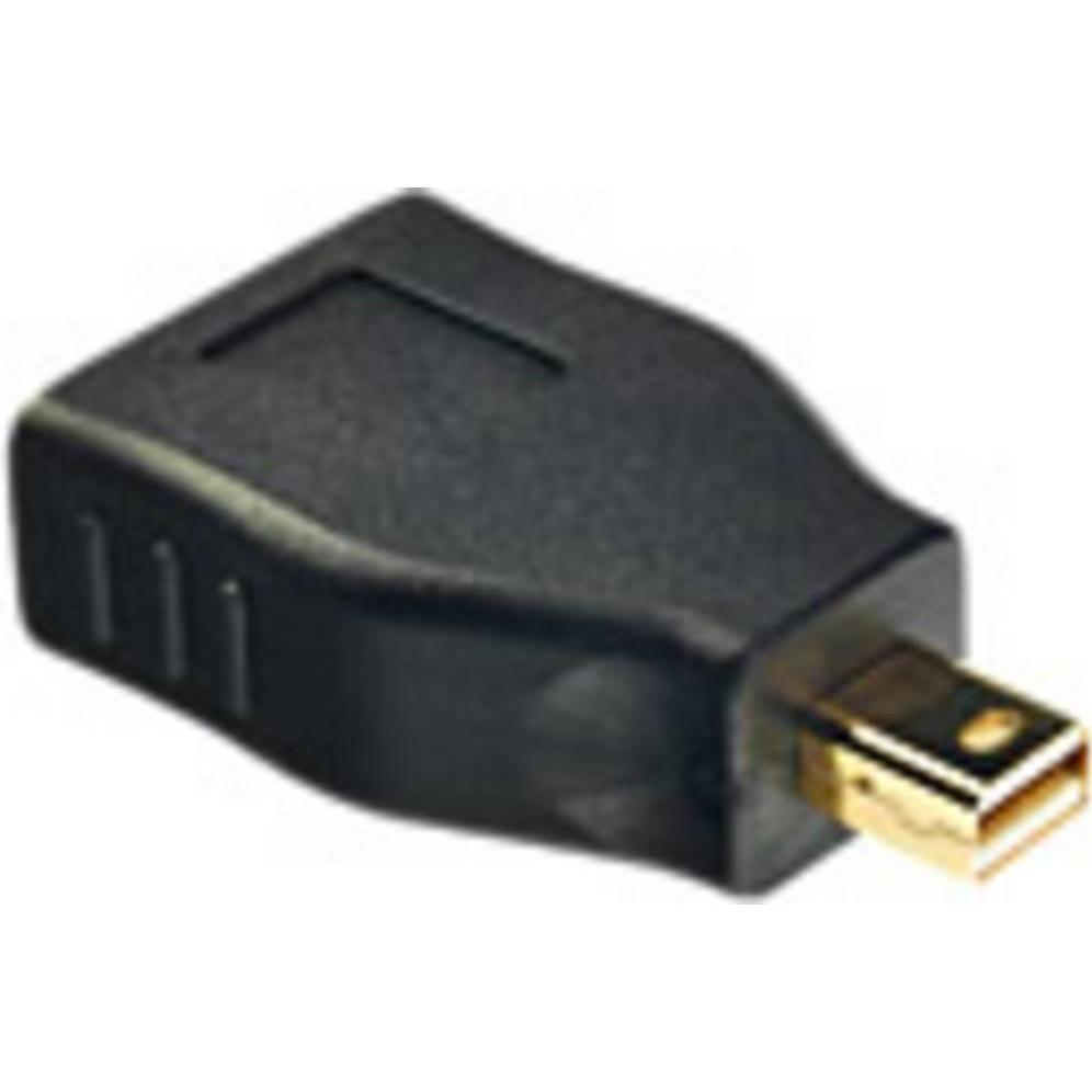 Thumbnail - Lindy Mini DP an DP Adapter (DP, 14.50 cm), Data + Video Adapter, Schwarz