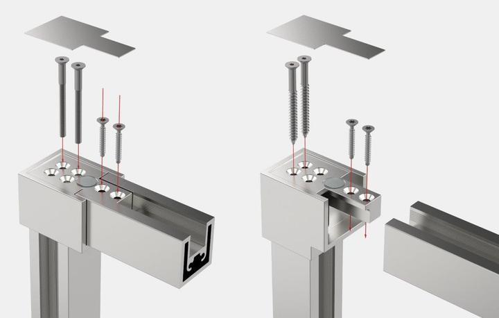 Produktbild Pauli+Sohn Adapter für Trennwandstützen 8888 (1 Stk.)
