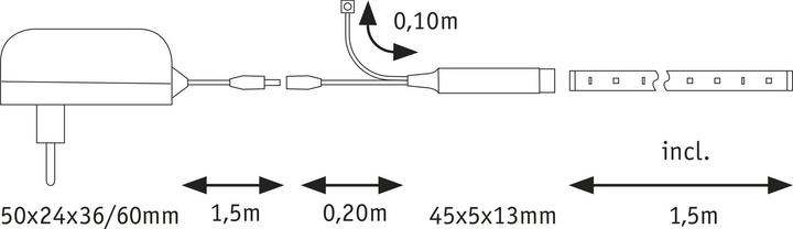 Immagine prodotto Paulmann EntertainLED (RGBW, 150 cm, Interno)