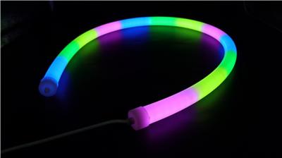 Immagine prodotto EB Troller LED-Lichtschlauch neon 24VDC SPI RGB 19W/m 65lm (RGB, 500 cm, Esterno)