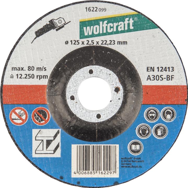 Produktbild wolfcraft 1 Trennscheibe Met. gek. ø125x2,5x22,2mm