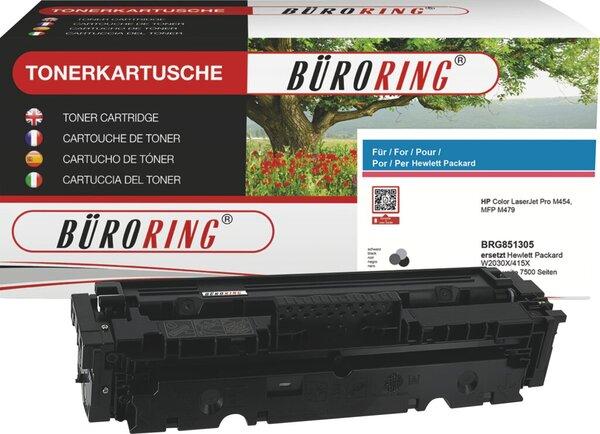 Immagine prodotto Büroring Toner 415X, ersetzt HP W2030X, ca. 7.500 Seiten, schwarz