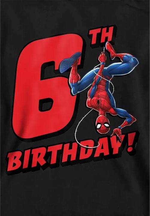 Produktbild Spiderman Kapuzenpullover 6 Geburtstag (116)