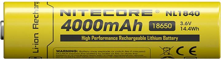 Produktbild Nitecore NL1840 (1 Stk., 18650, 4000 mAh)