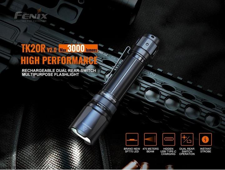 Immagine prodotto Fenix Torcia LED TK20R V2.0 (15.20 cm, 3000 lm)