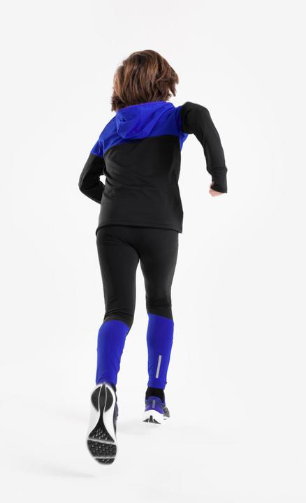 Produktbild Kiprun Laufshirt langarm warm Running Kinder - WARM+ 900 schwarz/blau (146)