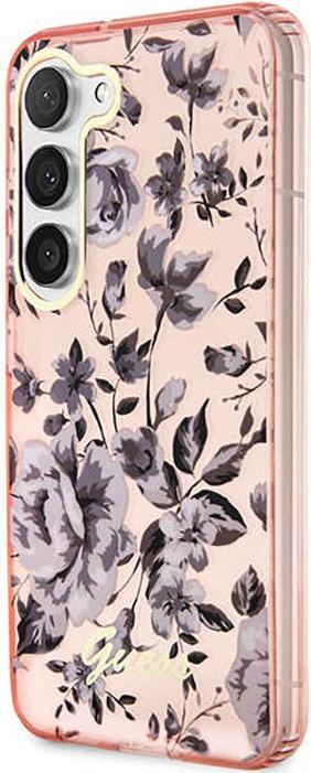 Produktbild Guess GUHCS23MHCFWSP S23+ S916 pink/pink hardcase Flower Collection (Samsung Galaxy S23+)