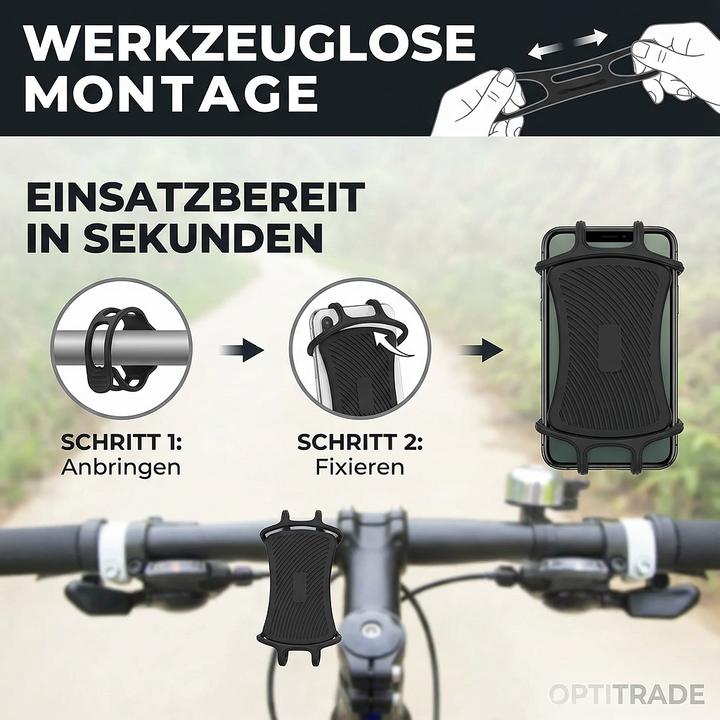 Actual product image Teamplayer Universal bike mobile phone holder