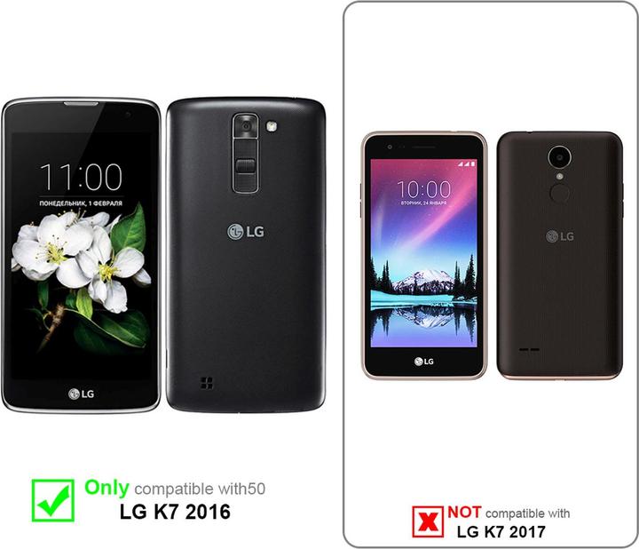 Actual product image Cadorabo Flower Book Cover (LG K7)