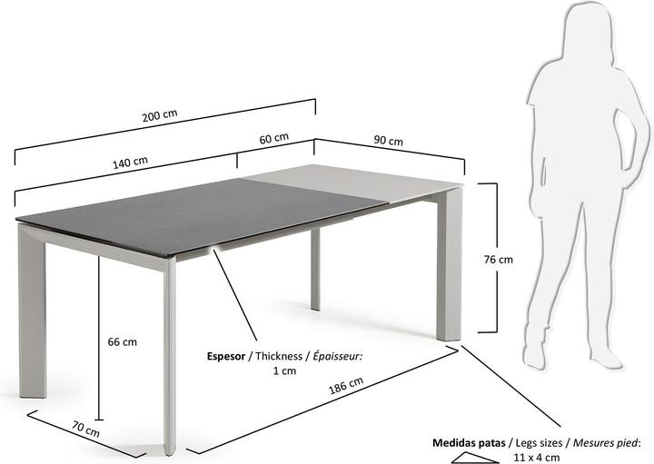 Produktbild Kave Home Axis (90 x 140 cm)