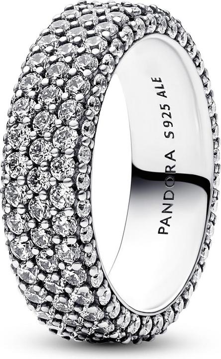 Produktbild Pandora Timeless Dreireihiger Pavé Ring (52, 925 Silber)