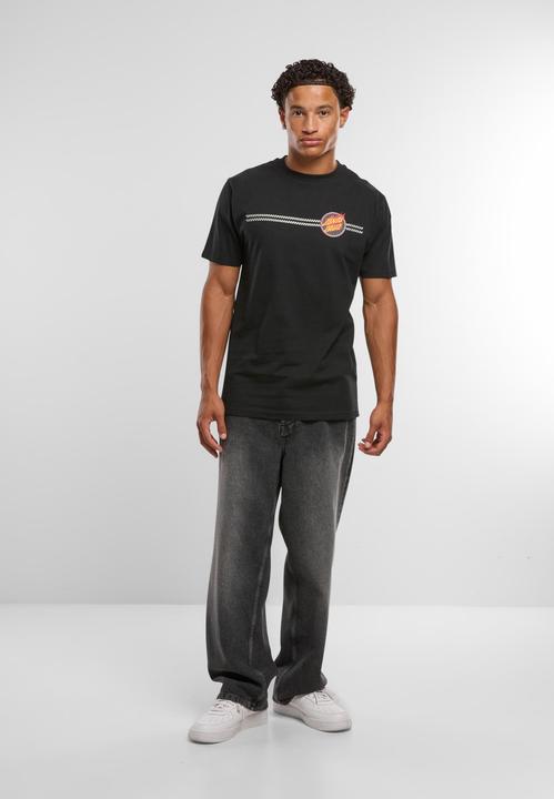 Actual product image Santa Cruz Check Ringed Flamed Dot T-Shirt - 126553 (M)