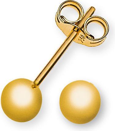 Produktbild Muau Ohrstecker Kugeln Gelbgold 750, 6mm (Gelbgold 750)