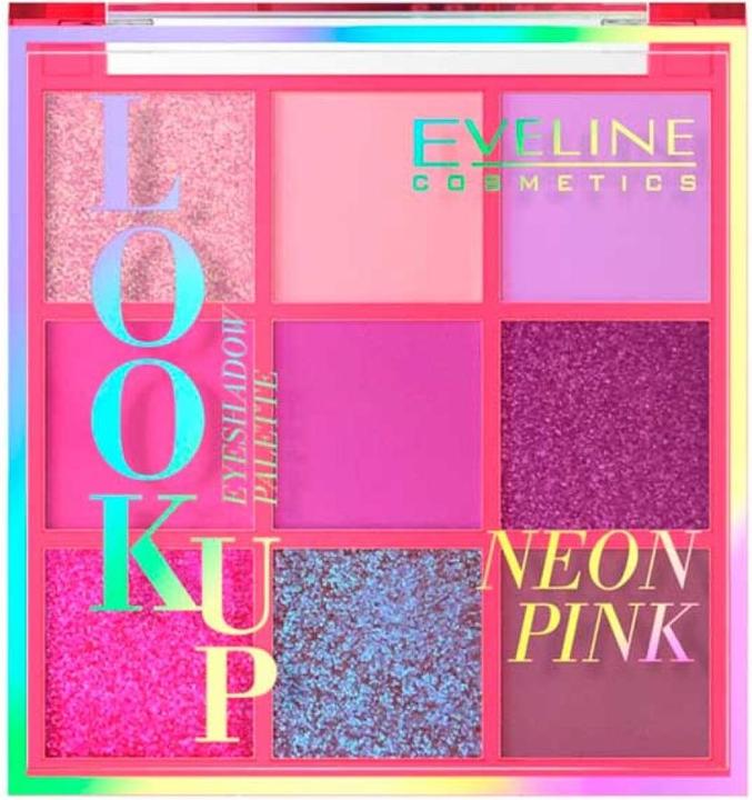 Produktbild Eveline Look Up Neon Pink Palette 9 Eye Shadows 10.8G (10.8G)