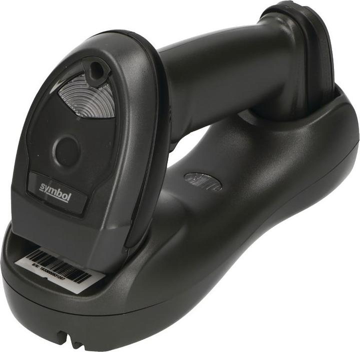 Actual product image Zebra USB Handheld Scanner w/ Stand (1D barcodes)