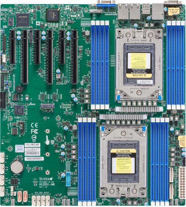 Image du produit Supermicro Inc. MBD-H12DSI-N6-O (Single) (SP3, E-ATX)