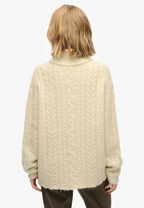 Produktbild Superdry Damen Pullover aus strukturiertem Material mit Rollkragen (M)