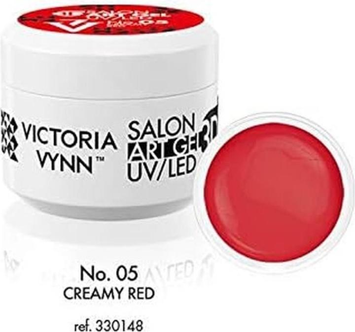 Immagine prodotto Visconti Di Modrone VICTORIA VYNN Art Gel 3D 05 Creamy Red 5ml - Standard (monocolore, Smalto per unghie effetto gel)