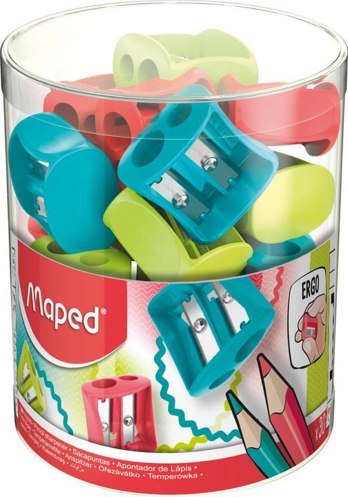Maped Vivo double sharpener, made of plastic, 30-piece display