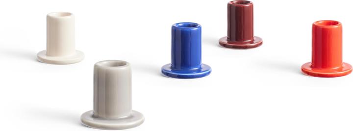 Image du produit HAY - Tube Candleholder Small - Rouge chaud