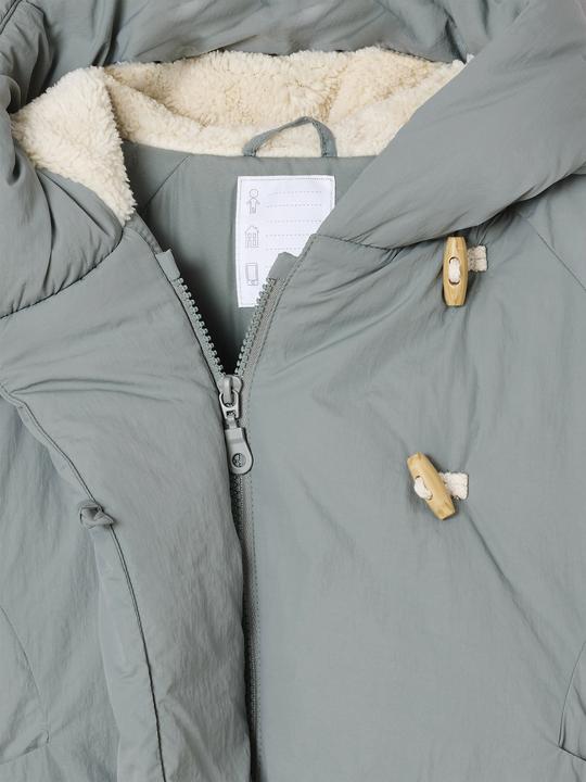 Immagine prodotto Vertbaudet Gekreuzte Steppjacke mit Teddyfleece-Kapuze für Mädchen (122)