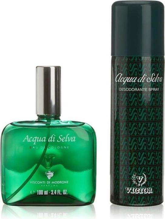 Actual product image Visconti Di Modrone Acqua Di Selva Eau De Toilette 100ml Spray Deodorant 200ml Spray (Eau de toilette, 100 ml)