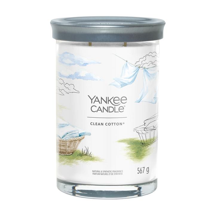 Actual product image Yankee Candle Clean Cotton Signature Large Tumbler Scented Candle (567 g)