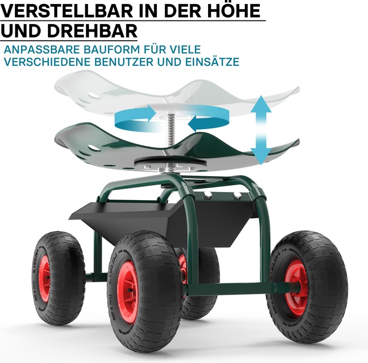 Immagine prodotto Wiltec Gartenwagen (150 kg)