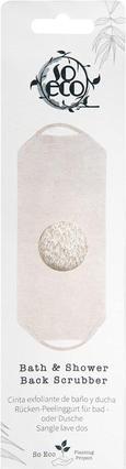 Actual product image ECO Bath and Shower Back Scrubber White