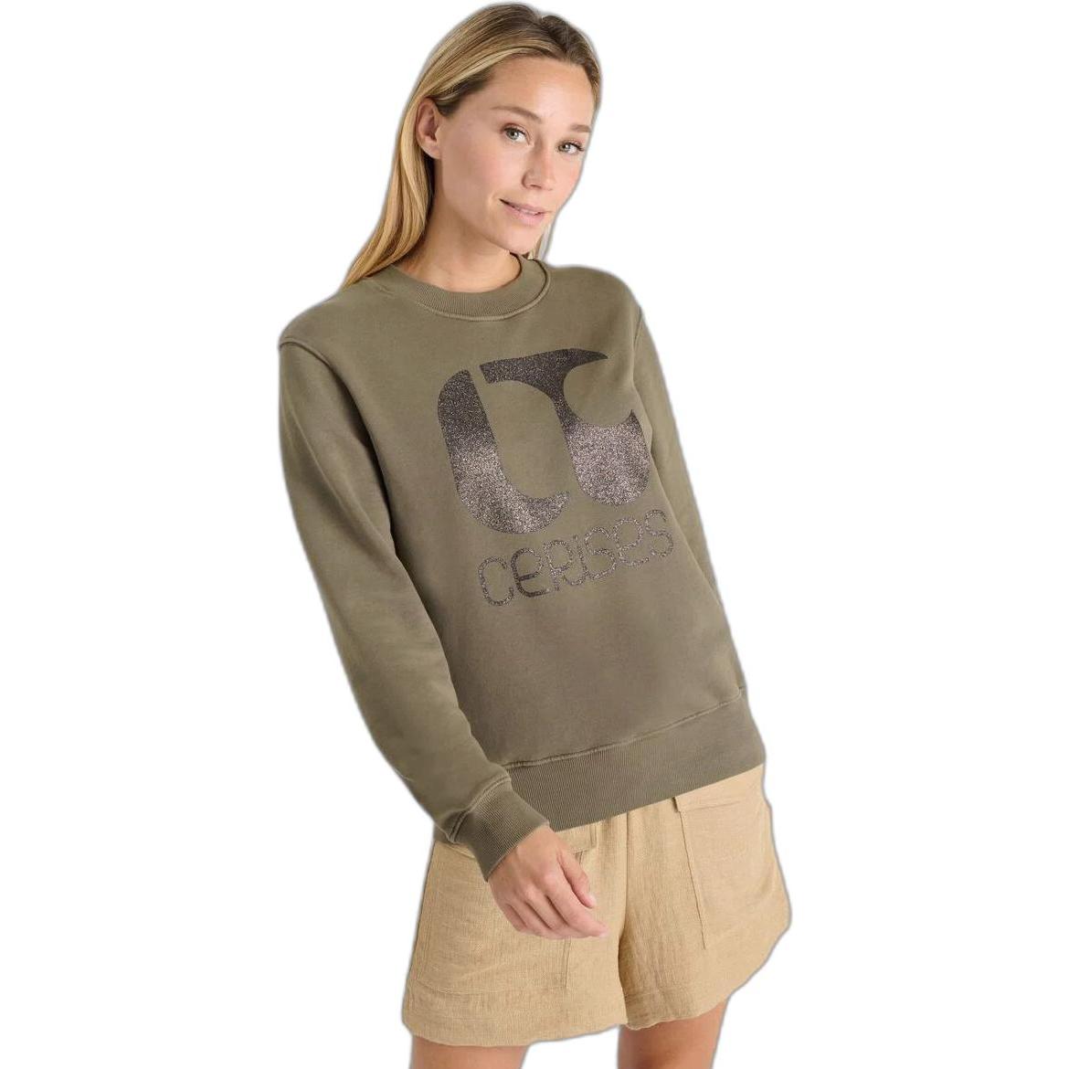 Le Temps Des Cerises, Damen, Pullover, Paolo, Braun, (XL)