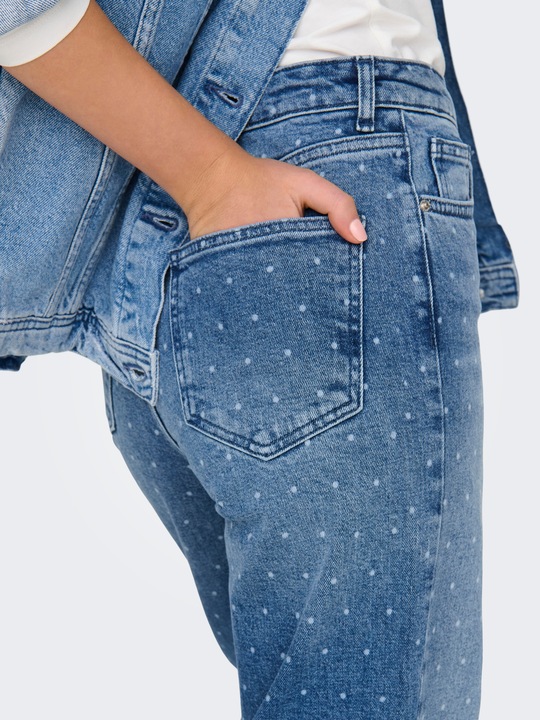 Image du produit Only ONLJUICY Hohe Taille Weiter Beinschnitt Jeans Jeans mit weitem Bein (28)