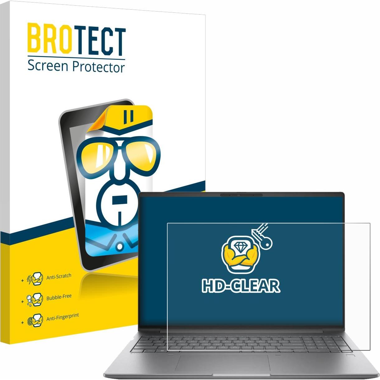 BROTECT Schutzfolie Displayschutz Displayschutzfolie Folie Klar Transparent (40.64", 16 : 10), Notebook Schutzfolie