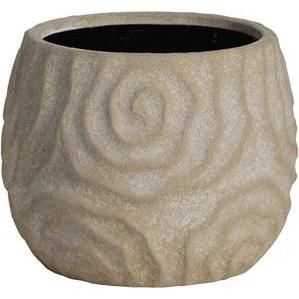 Domoletti, Vaso da fiori, Flower pot BTP012C, ceramics, brown (16.50 x 13 cm)