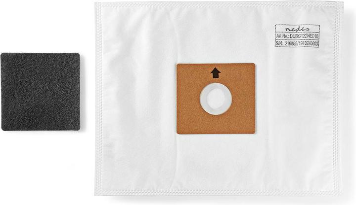 Nedis Vacuum Cleaner Bag 10 Pieces Carton/Synthetic Most Sold VCBG500 / VCBG550-Series White (10x)