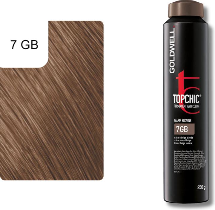Actual product image Goldwell Topchic (7-GB saharablond beige)