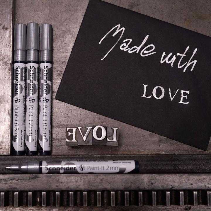 Produktbild Schneider 2 Paint Lackmarker chrom 0,8 - 2,0 mm (2x)