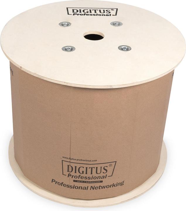 Immagine prodotto Digitus Cavo di installazione CAT 7A S-FTP, 1000 MHz Dca, AWG 23/1, bobina da 1000 m, simplex, lime (S/FTP, CAT7a, 1000 m)