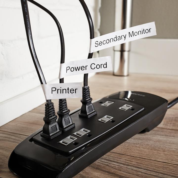 Actual product image Dymo S0718050 Flexible nylon strap (1.90 cm, White)