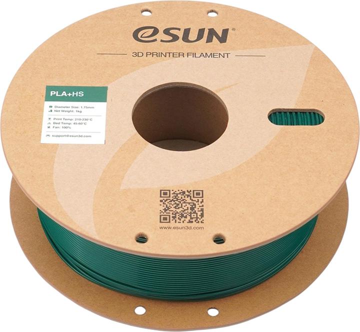 Actual product image eSUN Filament PLA+ High Speed Stechpalmen Grün 1.75mm 1000g (PLA, 1.75 mm, 1000 g)