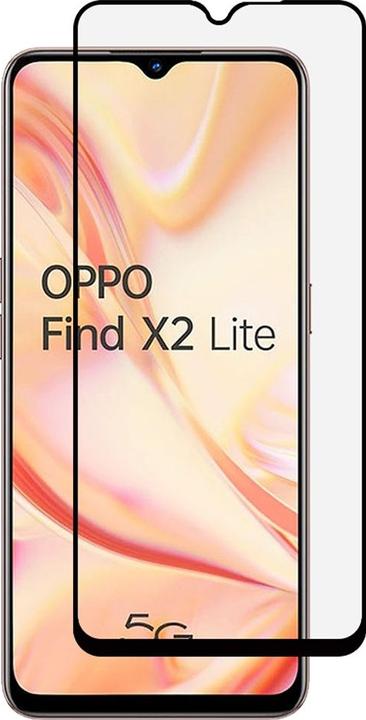 Actual product image PhoneLook 3D Tempered Glass Full Screen Display Protection Glass with Black Frame (1 pcs., Oppo Find X2 Lite)
