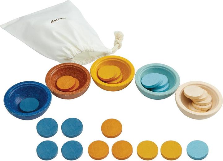 Image du produit Plantoys Gobelets de tri et de comptage Orchard