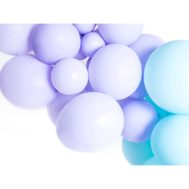 Thumbnail - Partydeco Luftballons 12cm Lila Pastell (100Stk)
