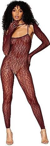 Image du produit Dreamgirl Catsuit Bodystocking et Shrug DiamondOne Size (Taille unique)
