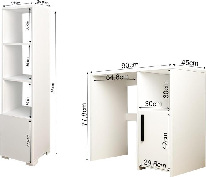 Produktbild Homitis Kuzey (90 x 77.80 x 45 cm)