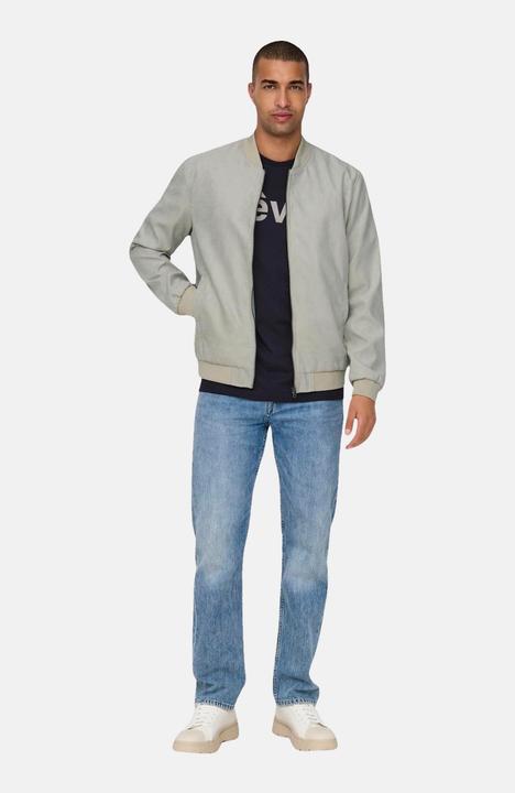 Actual product image Only & Sons Onslucas Fake Suede Bomber Otw (XXL)