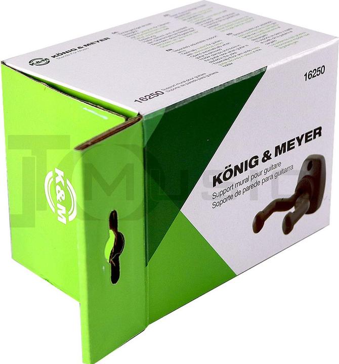 Immagine prodotto K&M Supporto da parete per chitarra (Chitarra, Chitarra elettrica, Spigola)
